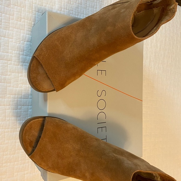 Soul society Real Suede open toe Booties - Picture 7 of 7